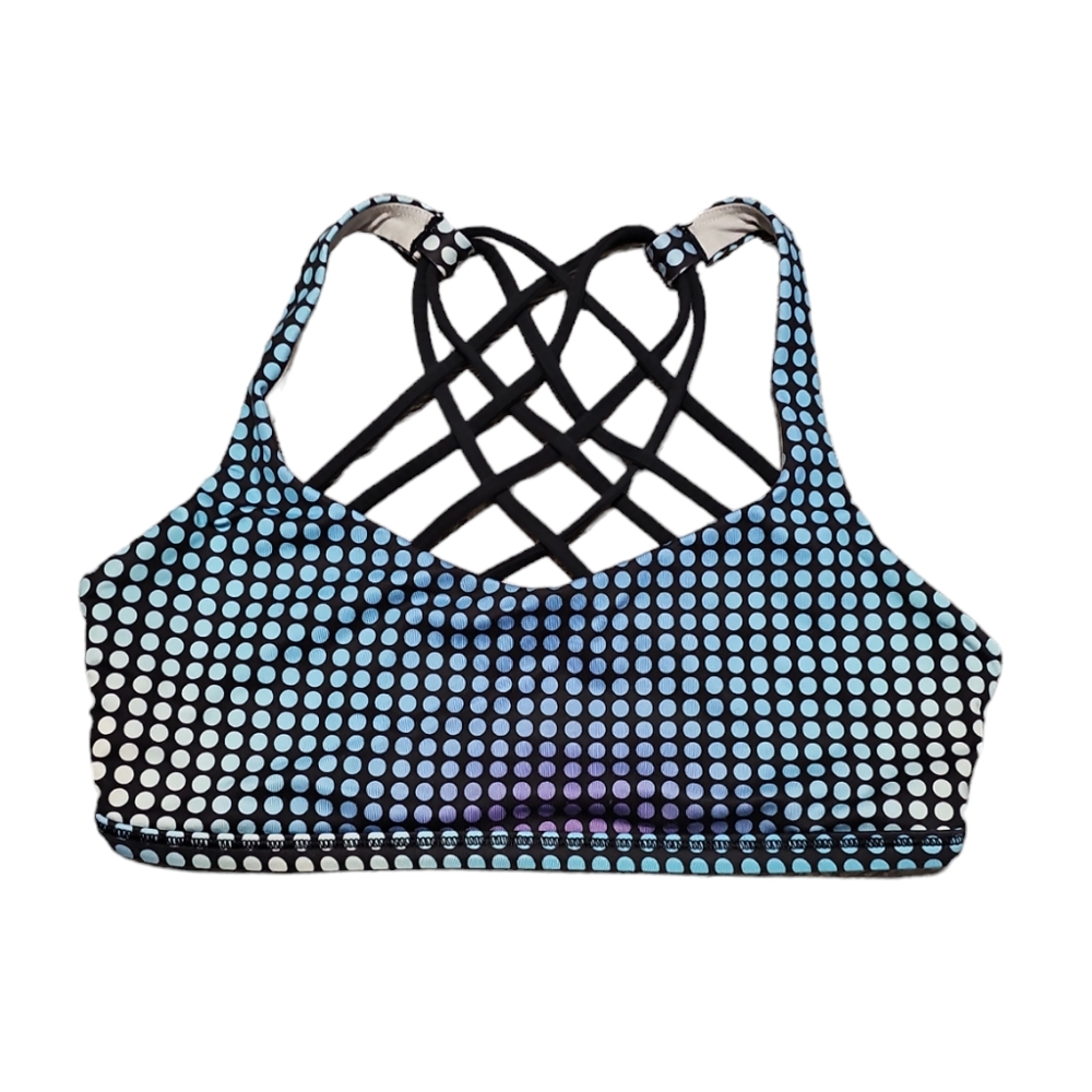 lululemon athletica Blue and Black Sports Bra